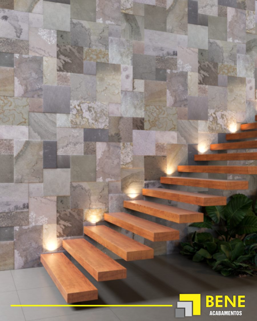 Vulcano French Pattern — Pedras decorativas na Bene Acabamentos, Ijuí/RS